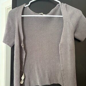 Free People Grey Top
